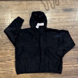 Philosophy Black Fuzzy Turtleneck Sweater